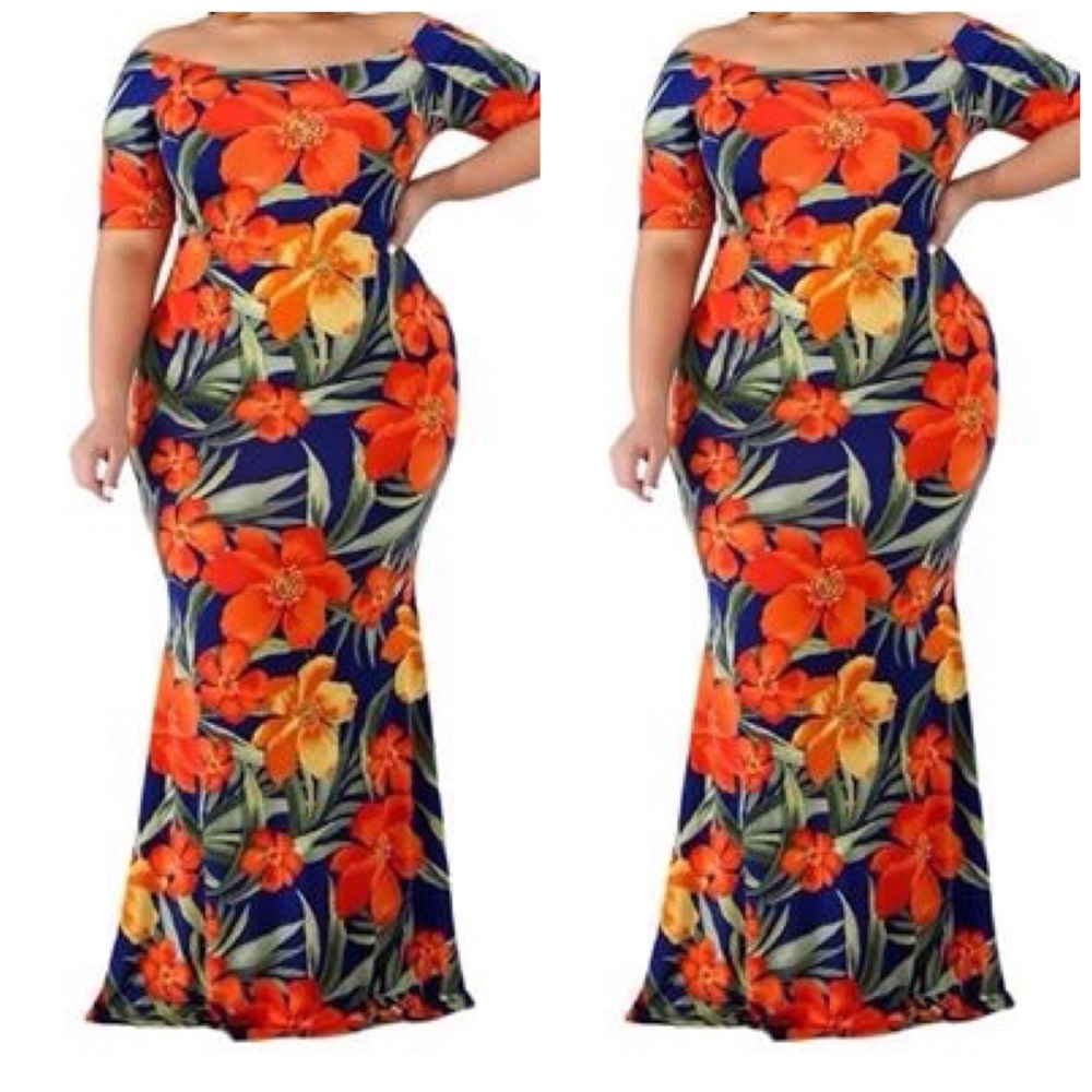 The Pack Some Flower Power Plus Dress